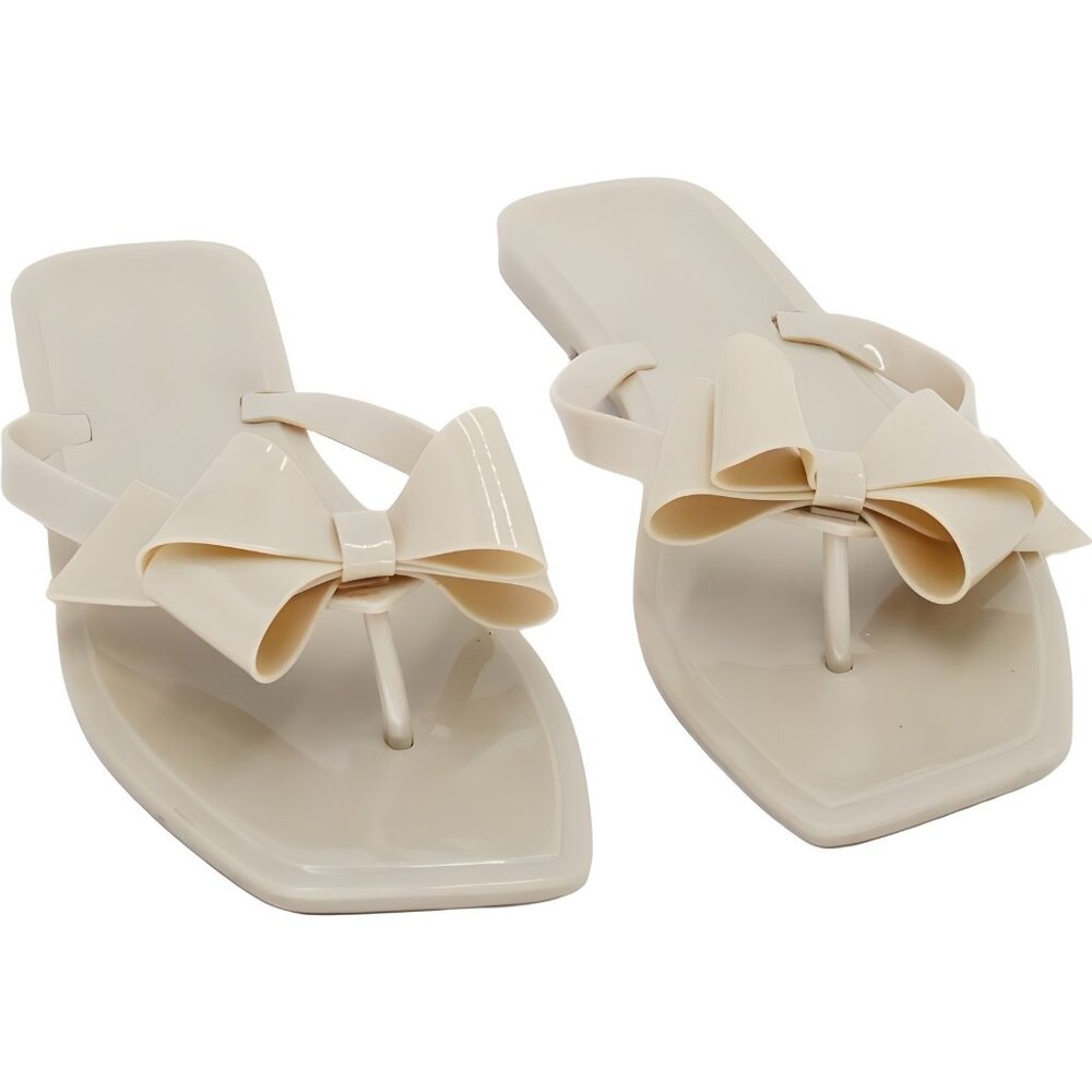 Madden Girl Babes Bow Thong Flatform Sandals Women's US 9M